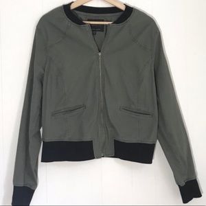 Sanctuary Army Green Bomber Jacket